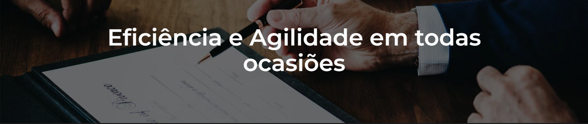 Eficiência e Agilidade em todas ocasiões